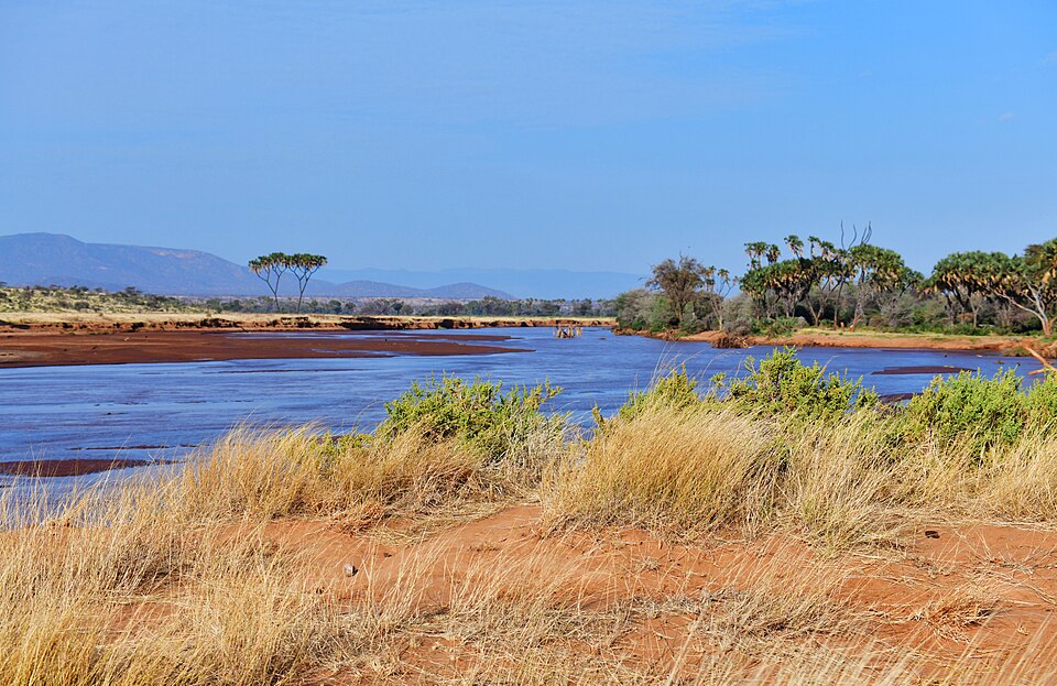 Dry-country landscape of Samburu National Reserve